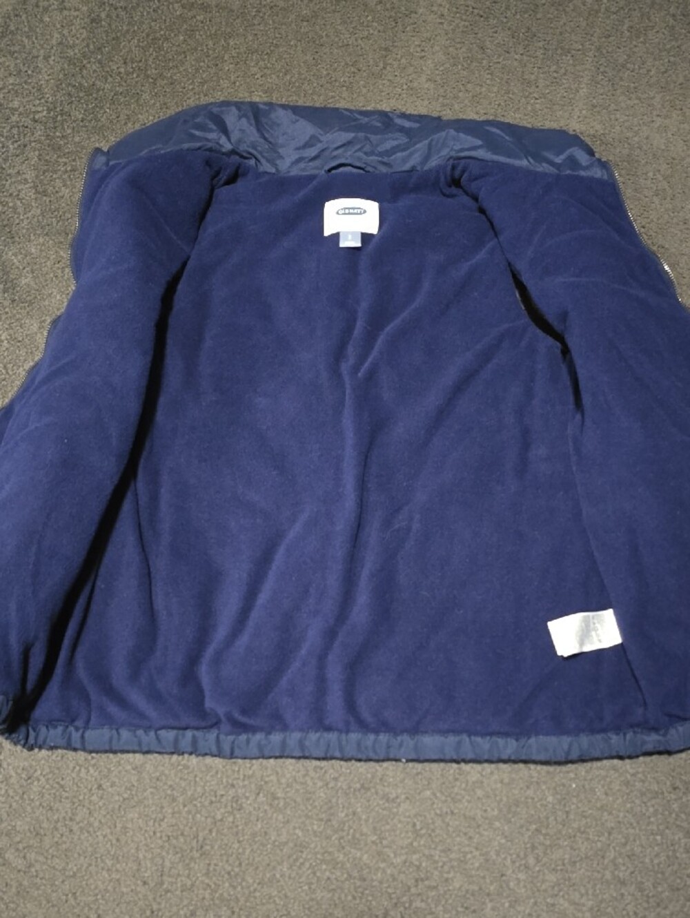 Old Navy Navy Fleece-Lined Jacket Vest - Picture 4 of 5